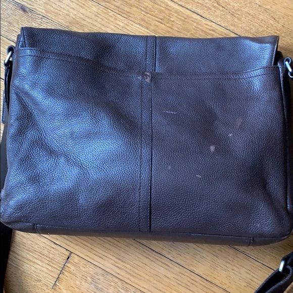COACH Messenger Bag - Brown Leather - Picture 4 of 5